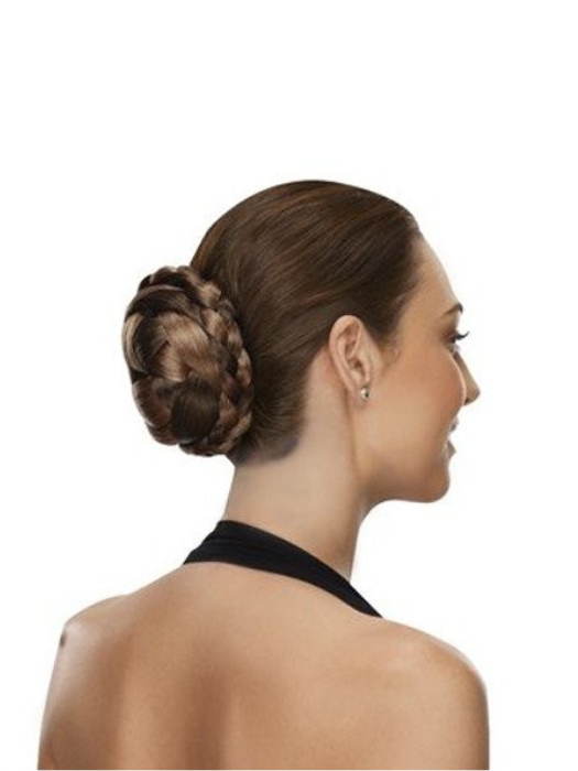 Double Braid Bun - Hairware Hairpiece